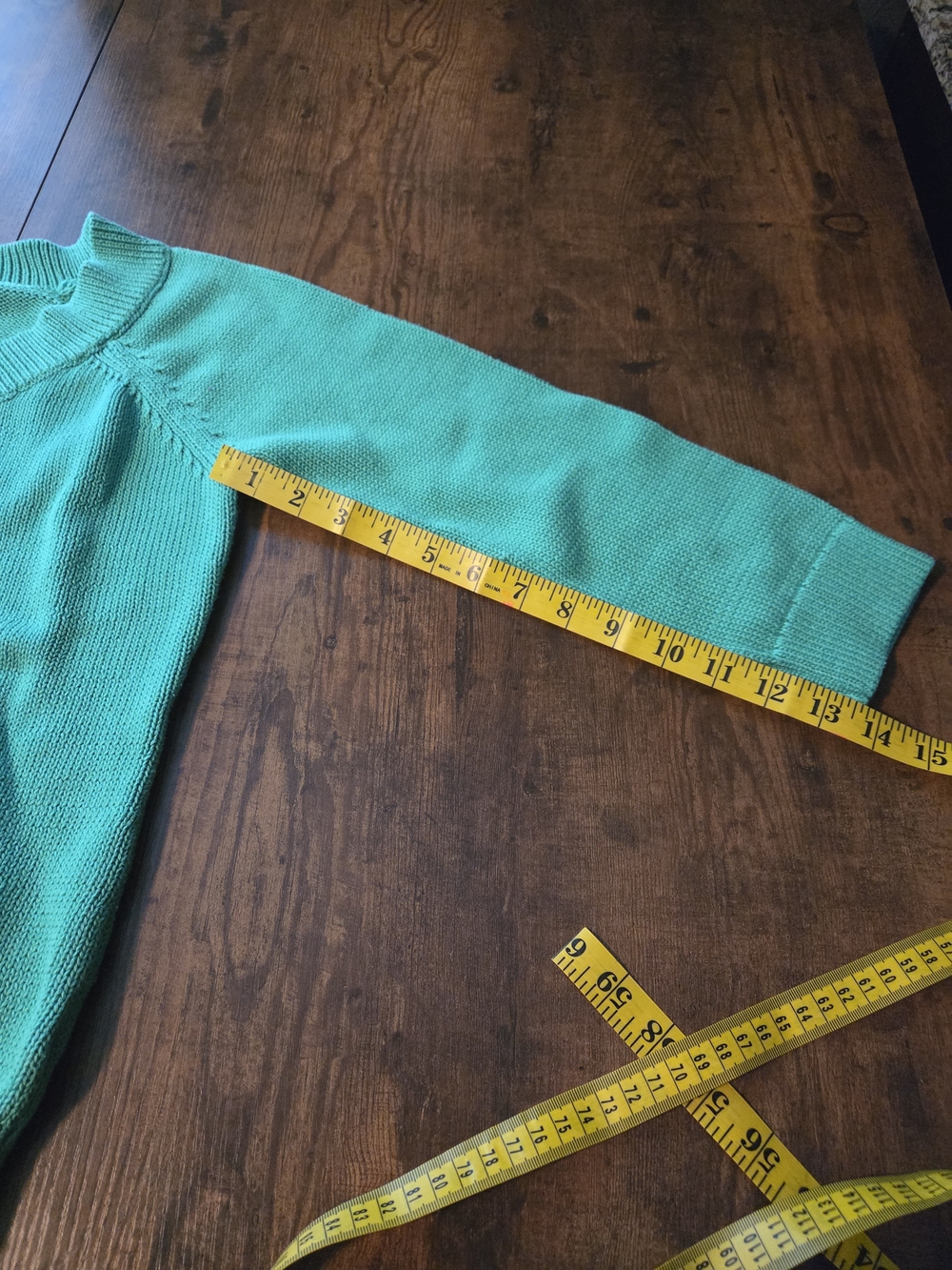 Lauren Ralph Lauren Women's V Neck Sweater Green Size Large - Picture 7 of 7